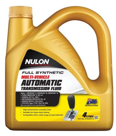 Nulon Automatic Transmission Fluid Full Synthetic 4L