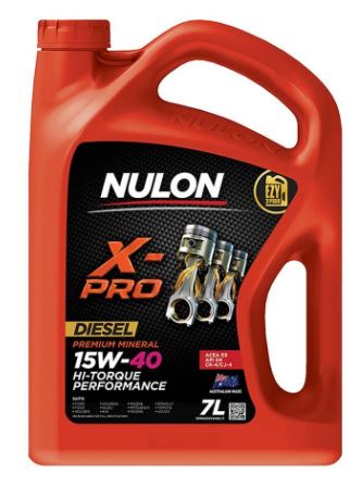 Nulon Engine Oil X-PRO 15W-40 HI-Torque Performance 7L XPRHD15W40-7