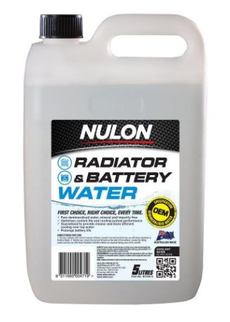 Nulon Radiator & Cooling System Water 5L